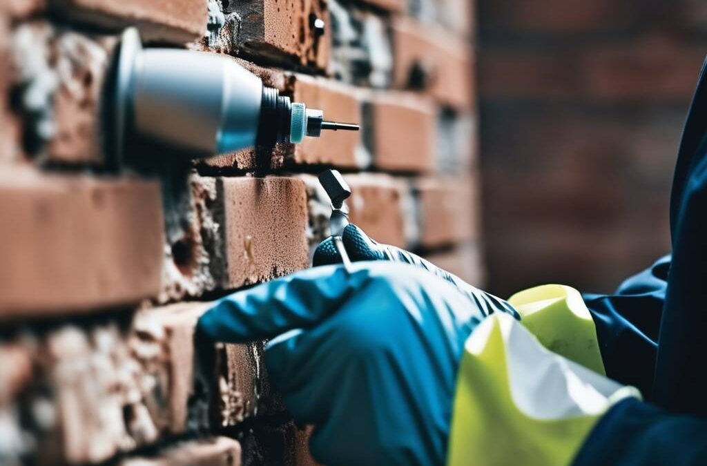 Jak prawidłowo wykonać iniekcję krystaliczną w zawilgoconych murach?