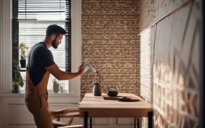 Jak odnowić pokój malując tapetę papierową?